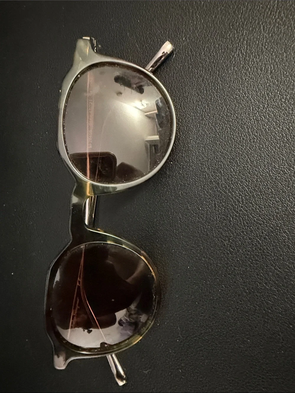Salvatore Ferragamo Round Tortoiseshell Sunglasses - Brown Lenses
